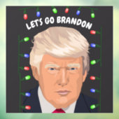LATEN WE BRANDON DONALD TRUMP RAAMKLEMMEN RAAMSTICKER (Vel 3)