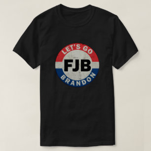 Laten we Brandon FJB, Amerikaanse vlag gaan voeren T-shirt
