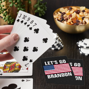 LATEN WE BRANDON FLAG PLAYKAARTEN POKERKAARTEN