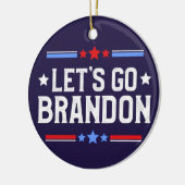 Laten we Brandon Funny Ceramic Ornament gaan (Links)