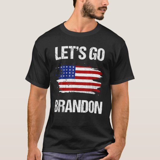 Laten we Brandon Funny Chant gaan T-shirt (Voorkant)