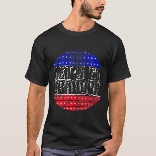 Laten we Brandon Funny gaan T-shirt (Voorkant)
