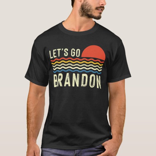 Laten we Brandon Funny  Gezegde gaan T-shirt (Voorkant)
