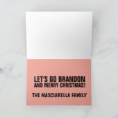 Laten we Brandon gaan! Aangepaste EXTRA GROOTE KER Kaart (Binnen)