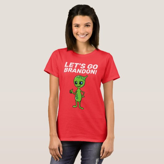 LATEN WE BRANDON GAAN! ALIEN T-SHIRTS (Voorkant volledig)