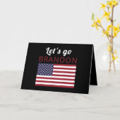 Laten we Brandon gaan, Amerikaanse vlag Kaart (Gele Bloem)