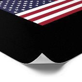 Laten we Brandon gaan, Amerikaanse vlag Poster (Hoek)