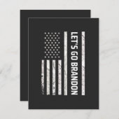 Laten we Brandon gaan Bedankkaart (Voorkant / Achterkant)