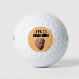 LATEN WE BRANDON GAAN! BIDEN GOLFBALLEN