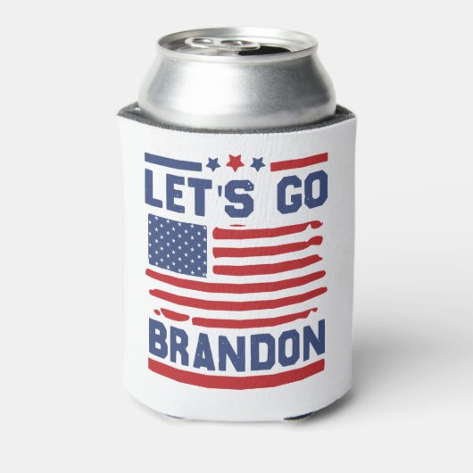 Laten we Brandon gaan Blikjeskoeler (Blikje Achterkant)