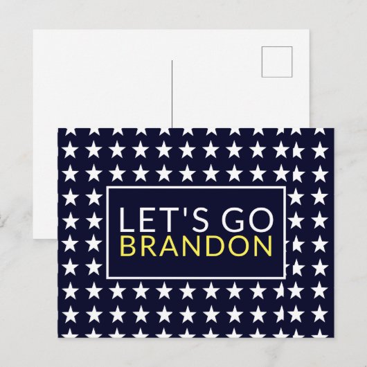 Laten we Brandon gaan Briefkaart (Voorkant / Achterkant)