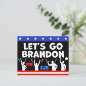Laten we Brandon gaan Briefkaart (Staand voorkant)