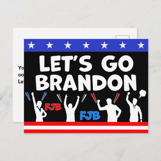 Laten we Brandon gaan Briefkaart (Voorkant / Achterkant)