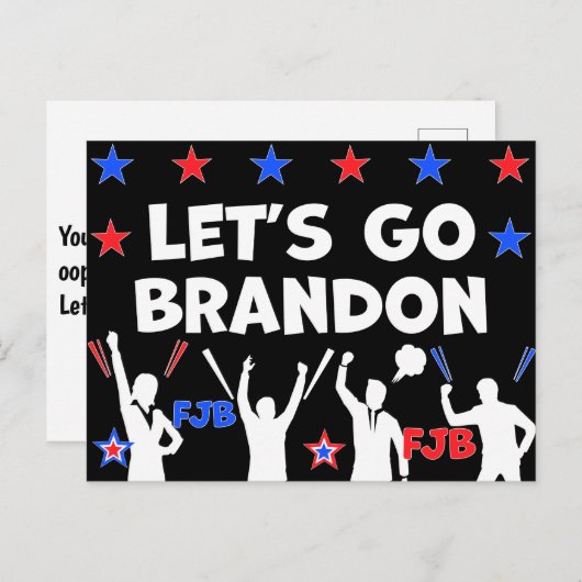 LATEN WE BRANDON GAAN BRIEFKAART (Voorkant / Achterkant)