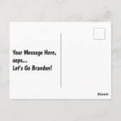 LATEN WE BRANDON GAAN BRIEFKAART (Achterkant)