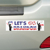 Laten we Brandon gaan Bumpersticker (Op auto)