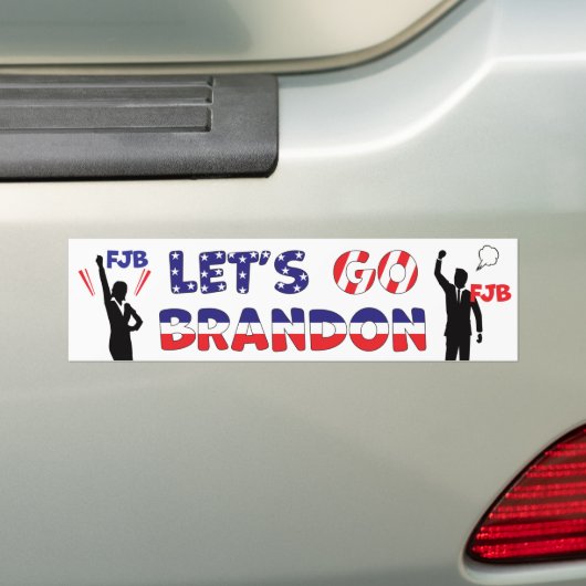 Laten we Brandon gaan Bumpersticker (Op auto)