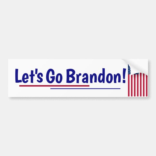 Laten we Brandon gaan Bumpersticker (Voorkant)