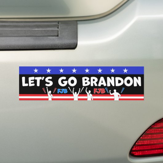 Laten we Brandon gaan Bumpersticker (Op auto)