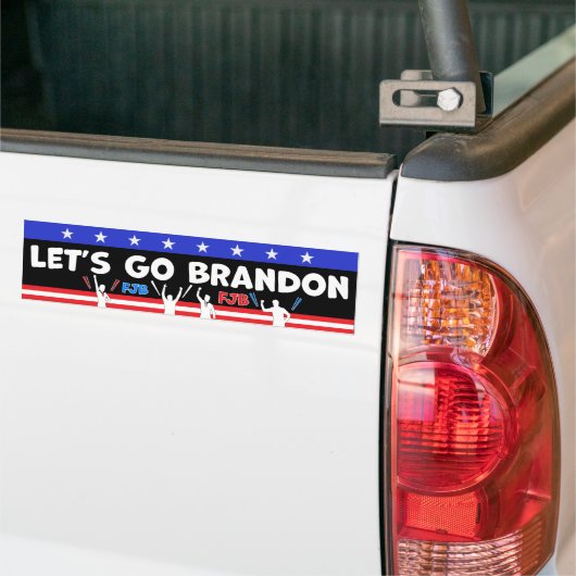 Laten we Brandon gaan Bumpersticker (Op Truck)