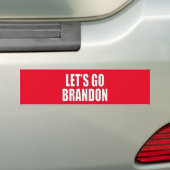 Laten we Brandon gaan Bumpersticker (Op auto)
