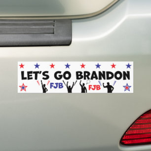 LATEN WE BRANDON GAAN BUMPERSTICKER