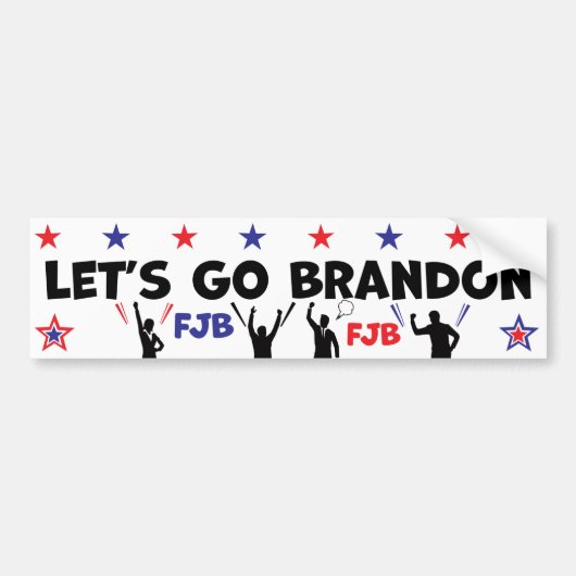 LATEN WE BRANDON GAAN BUMPERSTICKER (Voorkant)