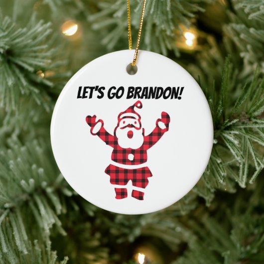 LATEN WE BRANDON GAAN! CHRISTMAS ORNAMENT (Boom)