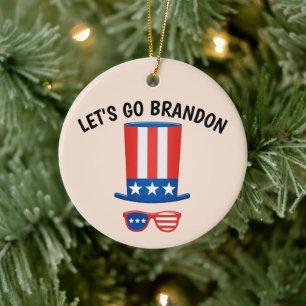 LATEN WE BRANDON GAAN! CHRISTMAS ORNAMENT