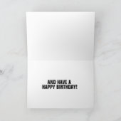 LATEN WE BRANDON GAAN! CLASSIC CAR BIRTHDAY CARDS KAART (Binnen)