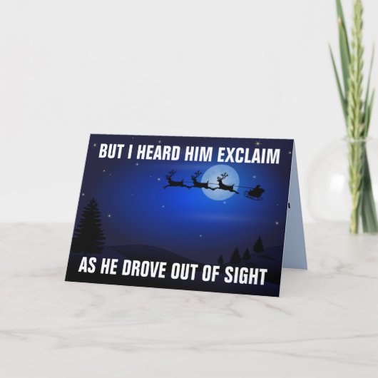 Laten we Brandon gaan! EXTRA GROOTE KERSTKAARTEN V Kaart (Voorkant)