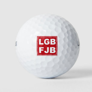 Laten we Brandon gaan! F**k Joe Biden LGB FJB Golfballen