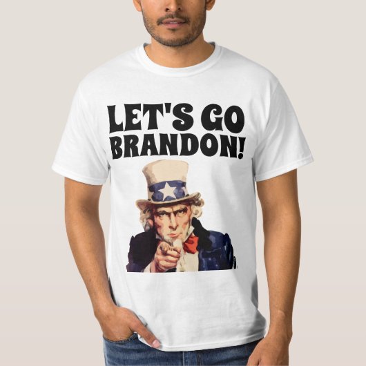 LATEN WE BRANDON gaan F**K JOE BIDEN T-SHIRTS (Voorkant)