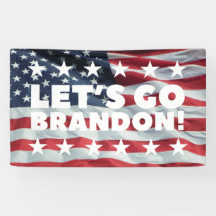 LATEN WE BRANDON GAAN! [Font 1] Vinylbanner Spandoek