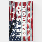 LATEN WE BRANDON GAAN! [Font 1] Vinylbanner Spandoek (Verticaal)