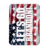 LATEN WE BRANDON GAAN! [Font 2] Flexibel fotomagne Magneet (Verticaal)