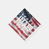 LATEN WE BRANDON GAAN! [Font 2] Papier van Napkins Servet (Hoek)