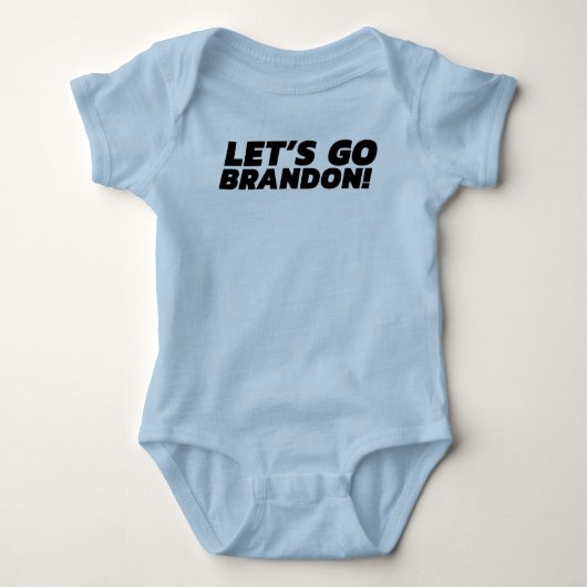 LATEN WE BRANDON GAAN! [Font 5] Baby Bodysuit (Voorkant)