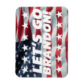 LATEN WE BRANDON GAAN! [Font 5] Flexibel fotomagne Magneet (Verticaal)