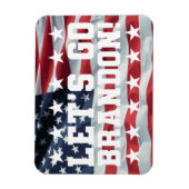 LATEN WE BRANDON GAAN! [Font 6] Flexibel fotomagne Magneet (Verticaal)