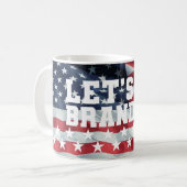 LATEN WE BRANDON GAAN! [Font 6] Klassieke Mok (Voorkant links)