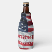 LATEN WE BRANDON GAAN! [Font 6] Tas flesje koeler (Fles Voorkant)