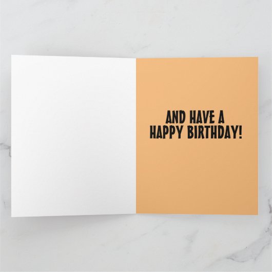 LATEN WE BRANDON GAAN! FUNNY BIRTHDAY CARDS KAART (Binnen)