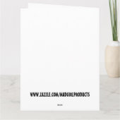 LATEN WE BRANDON GAAN! FUNNY BIRTHDAY CARDS KAART (Achterkant)