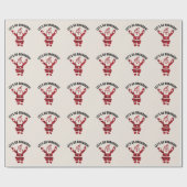 LATEN WE BRANDON GAAN! FUNNY CHRISTMAS SANTA WRAPP CADEAUPAPIER (Vlak)