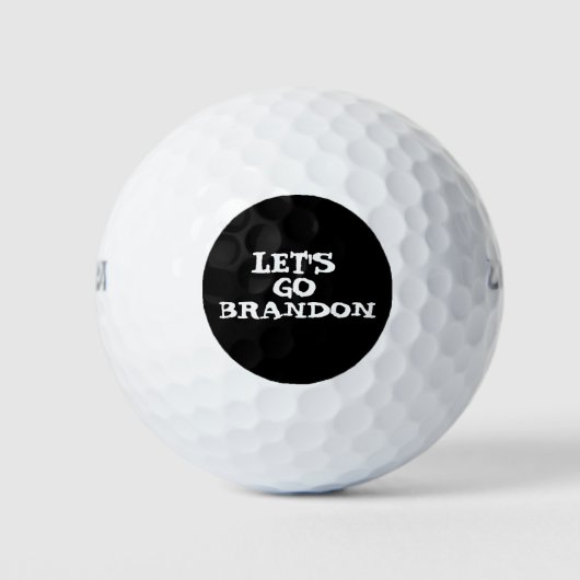 LATEN WE BRANDON GAAN! GOLF BALLS GOLFBALLEN (Voorkant)