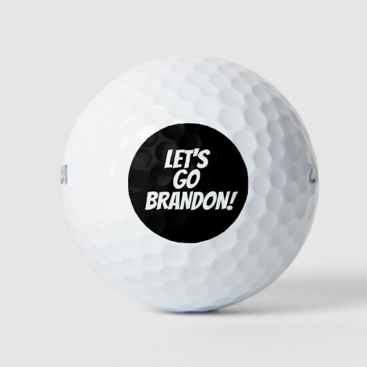 LATEN WE BRANDON GAAN! GOLF BALLS GOLFBALLEN (Voorkant)
