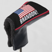 LATEN WE BRANDON GAAN! GOLF HEAD HOESJE GOLFHEADCOVER (3/4 voorkant)