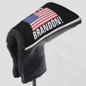 LATEN WE BRANDON GAAN! GOLF HEAD HOESJE GOLFHEADCOVER (3/4 voorkant)