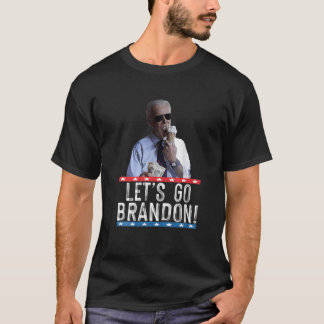 Laten we Brandon gaan halen, blinderend ijs crème, T-shirt